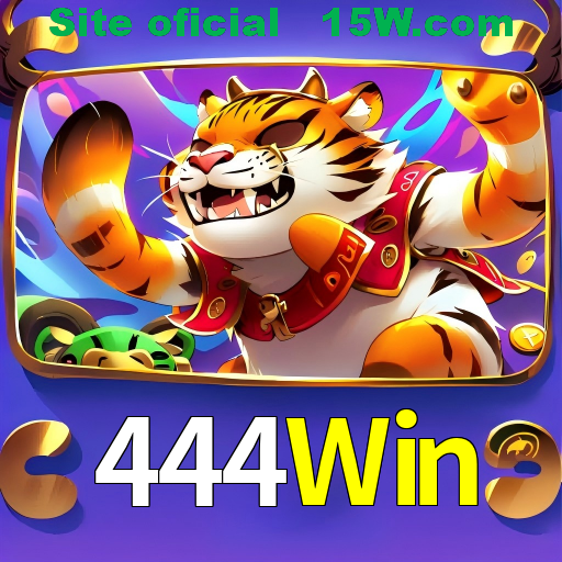 Imagem promocional da 444Win mostrando a plataforma e suas vantagens